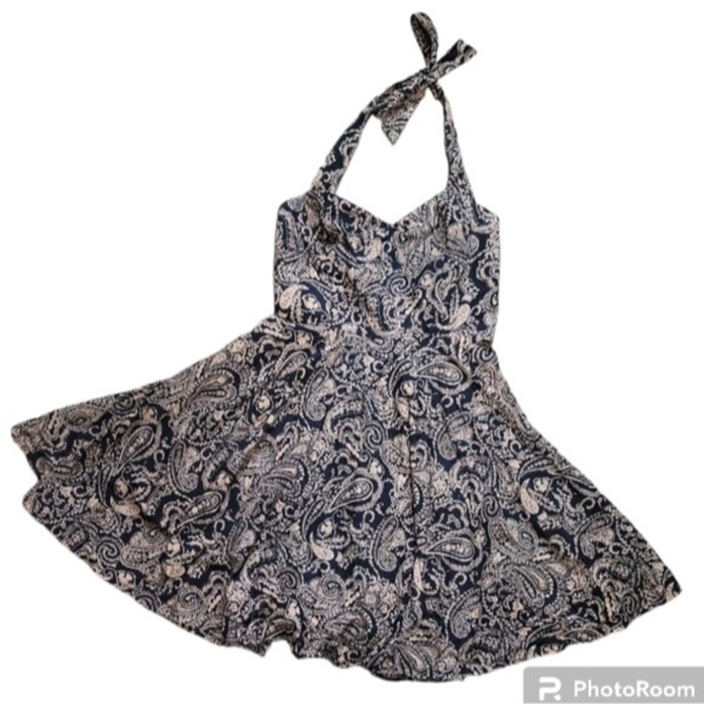 Lady Mayra Clothing Pin Up Fit & Flare Halter Dress - XXL
